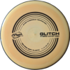 Glitch in Neutron soft plastic from MVP. Colour is a swirly orange with a black rim and stamp.