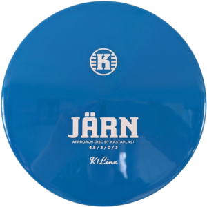 Jarn in K1 Plastic from Kastaplast. Colour is Dark blue with a white stamp.
