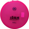 Jarn in K1 Plastic from Kastaplast. Colour is Pink with a black Stamp.