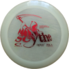 Used 8/10 Scythe in Opto plastic from latitude 64. Colour is white with a red stamp.