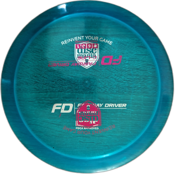 Used 9/10 C-Line FD Double Stamp from Discmania. Blue