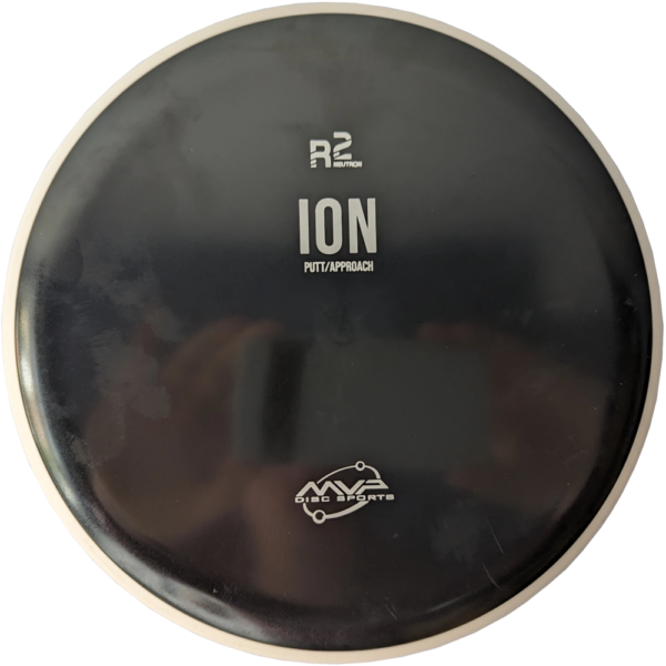 Ion in R2 plastic from MVP. Colour is black with a white stamp and rim.