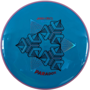 Used 9/10 Paradox in Neutron plastic from Axiom Discs. Special edition stamp in blue with a purple rim.