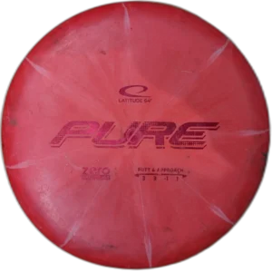 Zero Medium Pure from Latitude 64. Colour is red with a pink stamp.