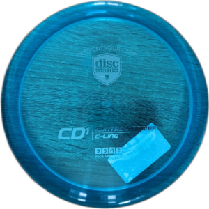Discmania C-Line CD1. Blue with Silver Stamp.
