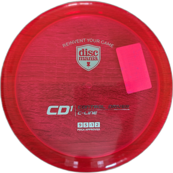 Discmania C-Line CD1. Red with Silver Stamp.