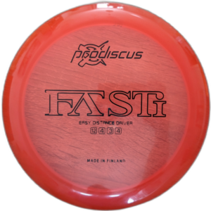 Premium FASTi from Prodiscus. colour is orange with a black stamp.