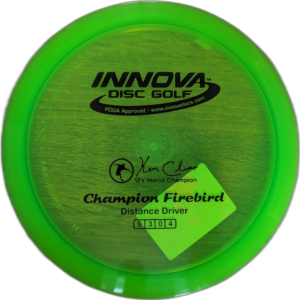 Champion Firebird from Innova. Colour is green with black stamp.