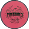 Halo Star Firebird from Innova. Colour is Pink centre, with a Grey rim and a Red stamp.