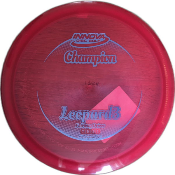 Champion Leopard3 from Innova. Colour is Red with Grey Stamp