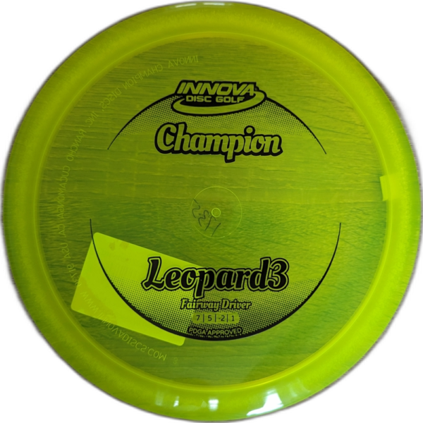 Champion Leopard3 from Innova. Colour is Yellow with Black Stamp
