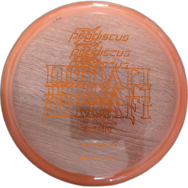 Premium Midari from Prodiscs. Colour is Orange. Triple Stamped