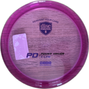 C-Line PD from Discmania. Colour is Purple with a Black Stamp.