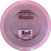 Champion Roc3 from Innova. Colour is Light Pink with a Black stamp.