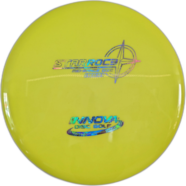 Star Roc3 from Innova. Colour is Yellow with a Silver Stamp.