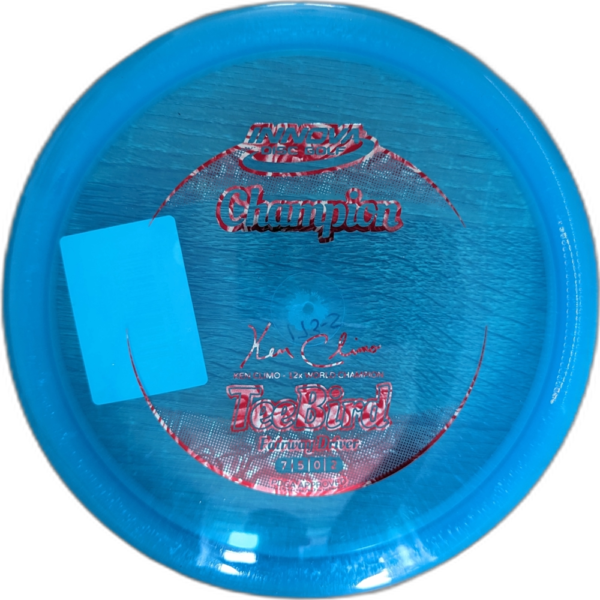 Champion Teebird from Innova. Colour is Orange with a silver and red stamp.