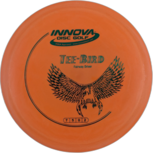 DX Teebird from Innova. Colour is Orange with green stamp.