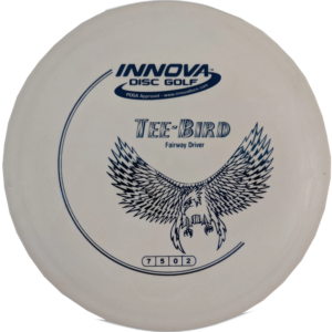 DX Teebird from Innova. Colour is White with black stamp.