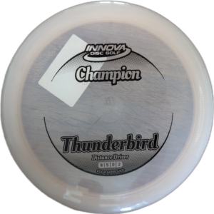 Champion thunderbird from innova. White with Black stamp.
