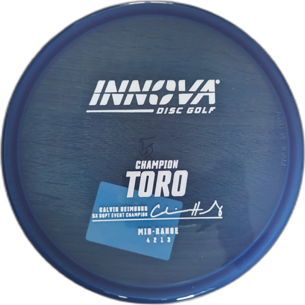 Champion Toro from Innova. Colour is Dark Blue with a White stamp.