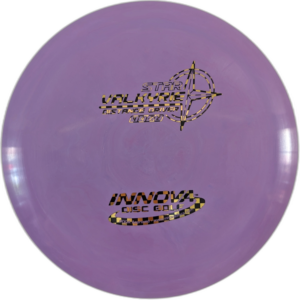 Star Valkyrie from Innova. Colour is Purple with a Black and Gold Racing Flag Stamp.