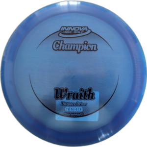 Champion Wraith from Innova. Colour is Dark Blue with Black stamp.