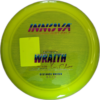 Champion Wraith from Innova. Colour is Yellow with Blue purple and silver stamp.