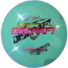 ESP Avenger SS from Discraft. Double stamp. Teal disc with pink top stamp.