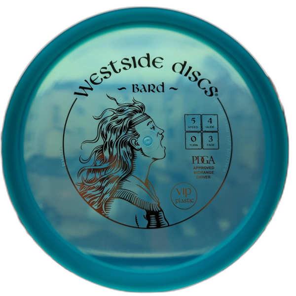 VIP Bard from Westside Discs. Colour is Turquoise.