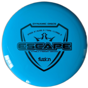 Fuzion Escape from Dynamic Discs. Colour is Turquoise.