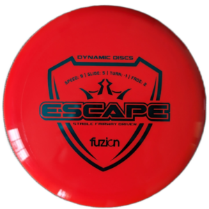Fuzion Escape from Dynamic Discs. Colour is Red.