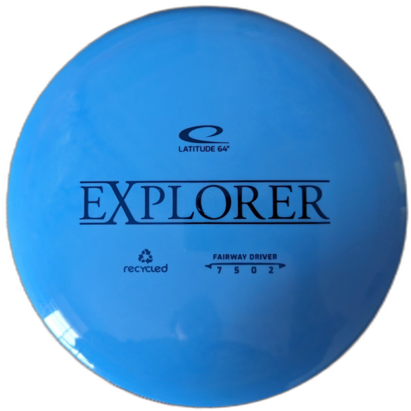 Recycled Explorer from Latitude 64. Colour is Blue.