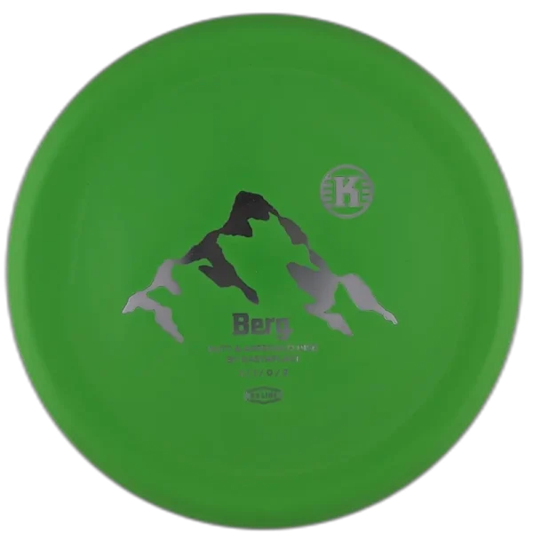 K3 Berg from Kastaplast. Green with Silver Stamp.