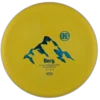 K3 Berg from Kastaplast. Yellow with Blue Stamp.