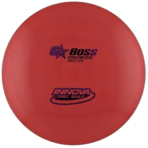 GStar Boss from Innova. Red with Purple stamp. 175g.