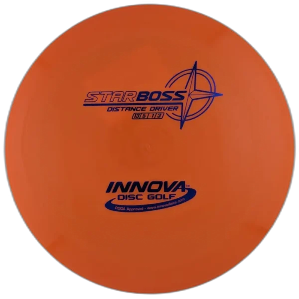 Star Boss from Innova. Orange with Blue Stamp, 173-5g.