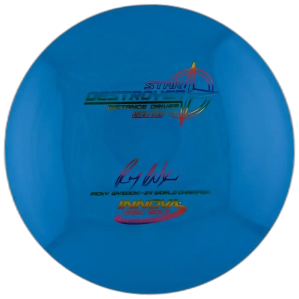 Star Destroyer from Innova. Blue with Multi-Coloured Stamp, 173-5g