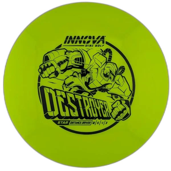 Star Destroyer from Innova. Yellow with Black Robot Stamp, 173-5g