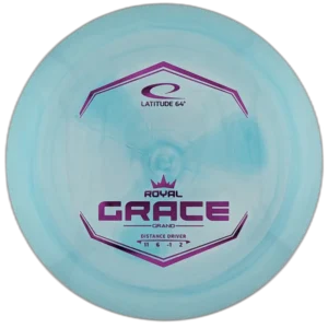 Grand Royal Grace from Latitude 64. Light Blue with MagentaStamp.