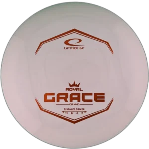Grand Royal Grace from Latitude 64. White with Orange Stamp.