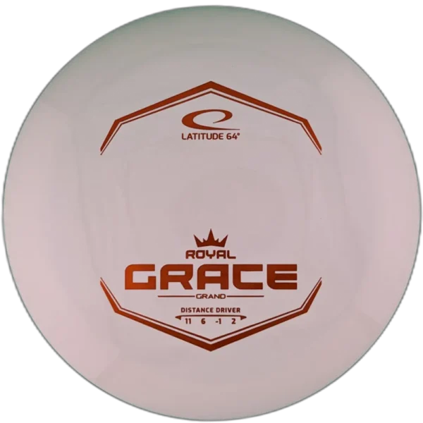 Grand Royal Grace from Latitude 64. White with Orange Stamp.