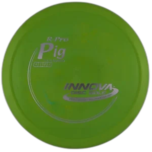 R-Pro Pig from Innova. Green with Silver Stamp.