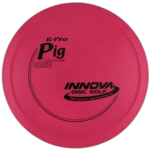 R-Pro Pig from Innova. Pink with Black Stamp.