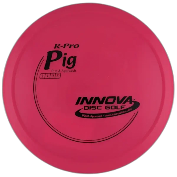 R-Pro Pig from Innova. Pink with Black Stamp.