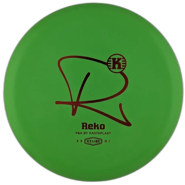 K3 Reko from Kastaplast. Colour is Green with Red Stamp.