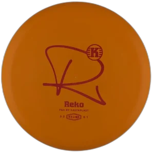 K3 Reko from Kastaplast. Colour is Red with Orange Stamp.