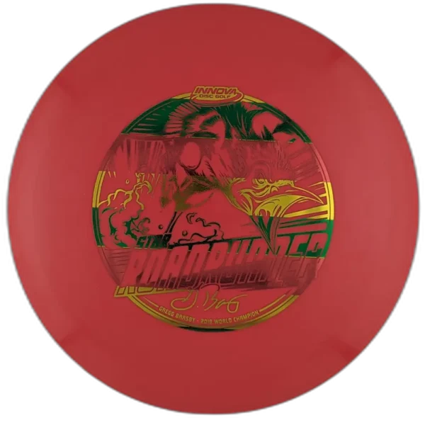 Star Roadrunner from Innova. Colour is Red with a Green Gold and Red stamp.