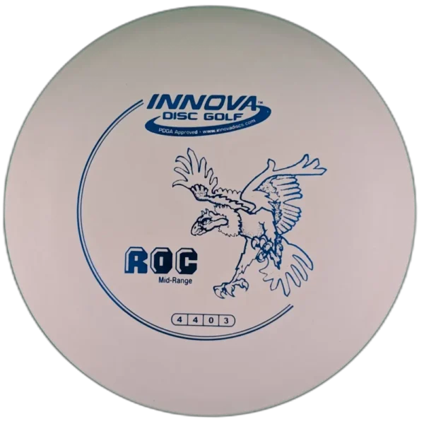 DX Roc from Innova. Colour is White with Black Stamp.