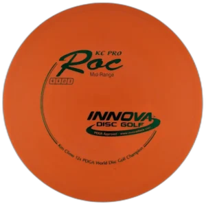 KC Pro Roc from Innova. Orange with Green Stamp.