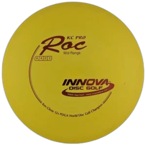 KC Pro Roc from Innova. Yellow with Red Stamp.